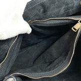 Yves Saint Laurent rive gauche Handbag 197149 Muse toe Patent leather/Suede Black Women Used