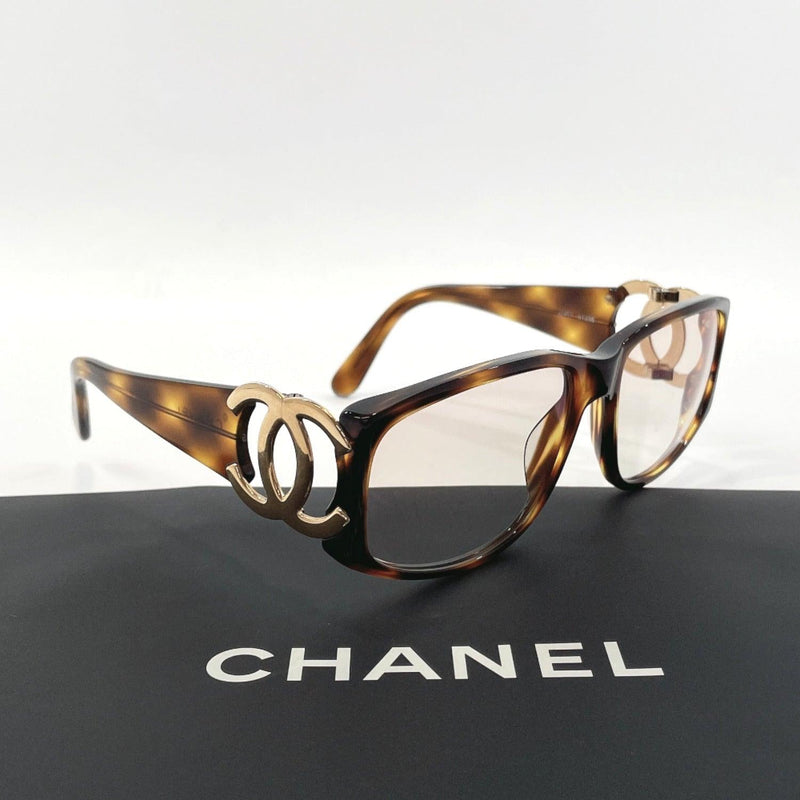 CHANEL sunglasses 02461 91235 sunglasses Synthetic resin Brown