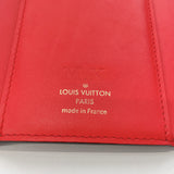 LOUIS VUITTON Tri-fold wallet M62567 Portefeiulle Flower Compact Monogram canvas Brown Red Women Used
