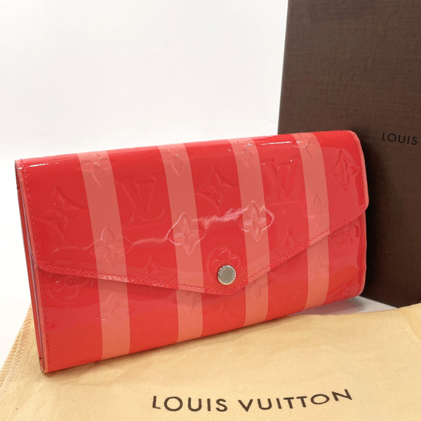 LOUIS VUITTON purse Portefeiulle Sarah Monogram Vernis pink Women Used