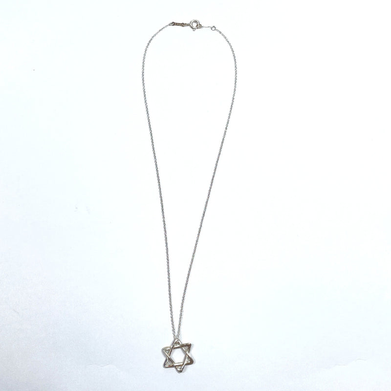 TIFFANY&Co. Necklace Star of david Elsa Peretti Silver925 Silver Women Used