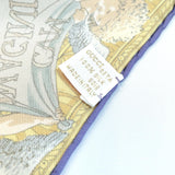 GUCCI scarf constellation silk purple yellow Women Used - JP-BRANDS.com