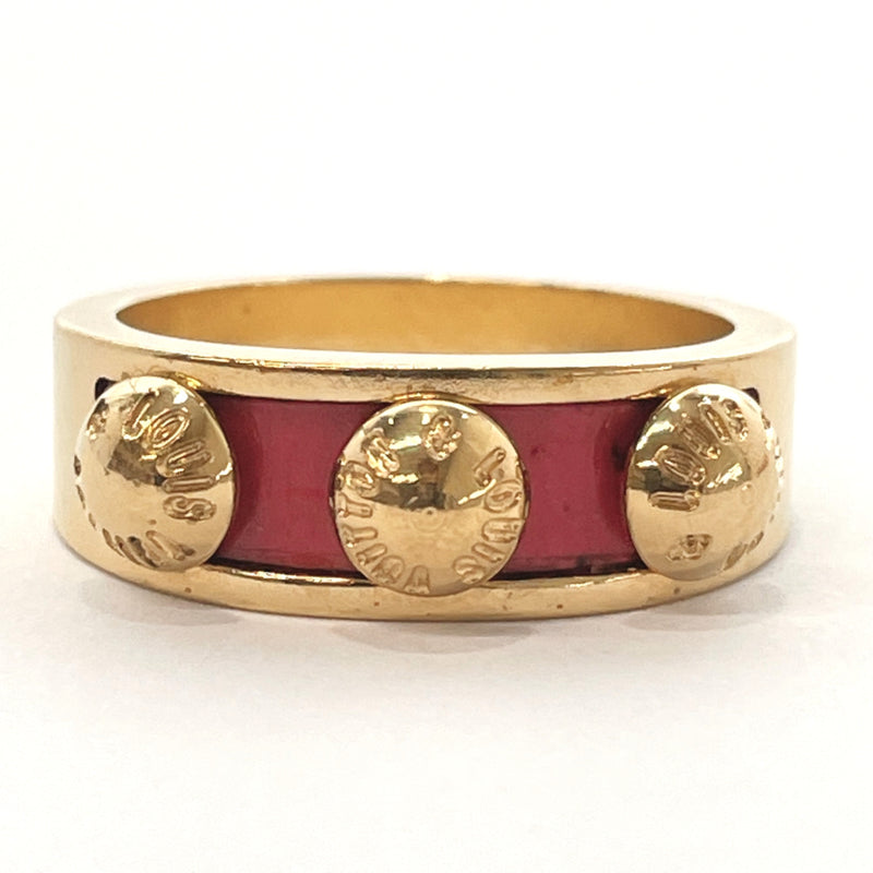 LOUIS VUITTON Ring M66421 Berggimia Ring metal 11 gold Red Women Used