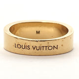 LOUIS VUITTON Ring M66421 Berggimia Ring metal 11 gold Black Women Used