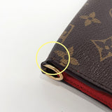 LOUIS VUITTON purse M66702 Portefeiulle unsolit Ruby Monogram canvas Brown Brown Women Used - JP-BRANDS.com