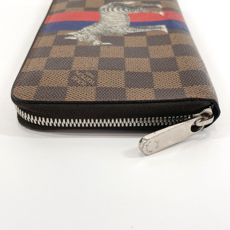 LOUIS VUITTON purse N63342 Zippy Organizer Chapman Brothers Collaboration Damier canvas Brown mens Used