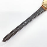 GUCCI Watches 3000L quartz vintage Stainless Steel/leather gold Brown Women Used - JP-BRANDS.com