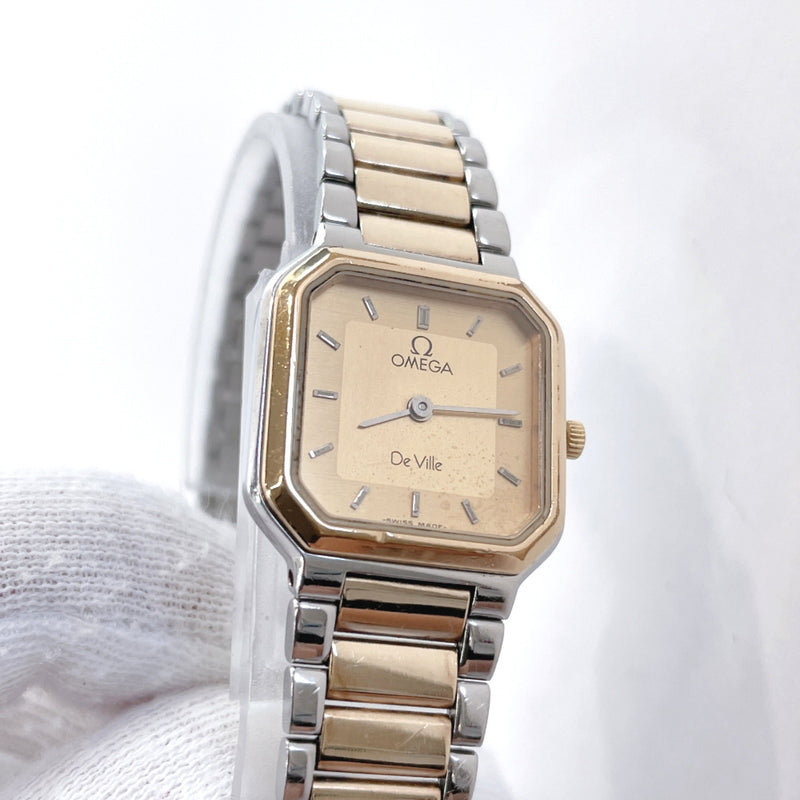 OMEGA Watches quartz De Ville Stainless Steel gold Women Used