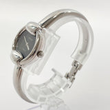 GUCCI Watches 1400L quartz Stainless Steel Silver Black face Women Used - JP-BRANDS.com