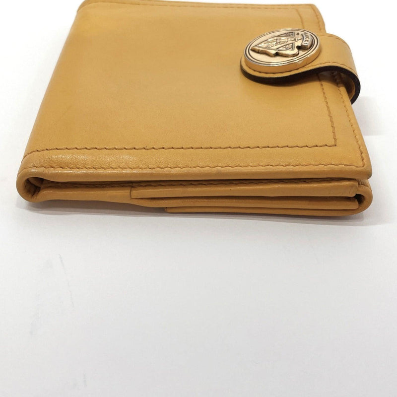 GUCCI wallet 190349 vintage leather yellow Women Used - JP-BRANDS.com