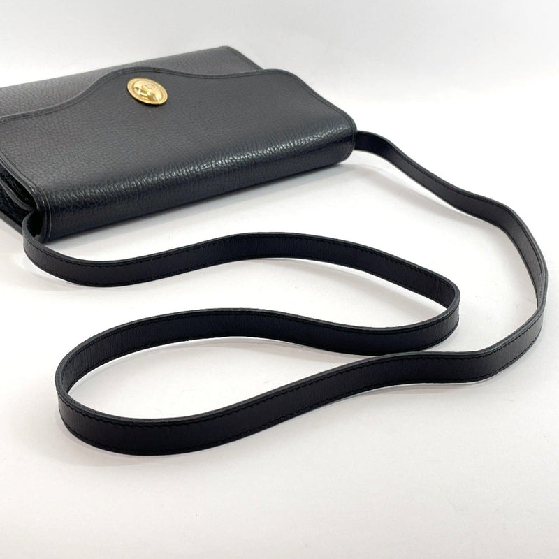 Christian Dior Shoulder Bag vintage leather Black Women Used –