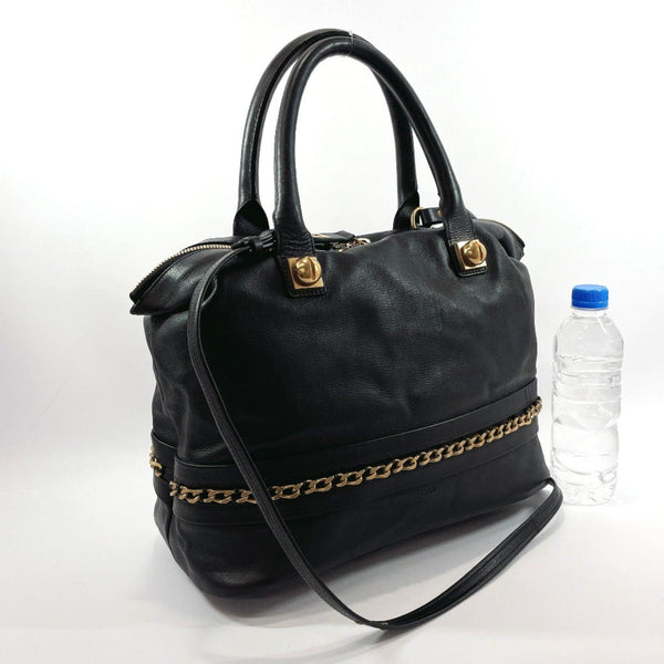 Chloe Handbag 3S0824-50 leather Black Women Used - JP-BRANDS.com