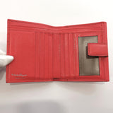 Salvatore Ferragamo Tri-fold wallet GL-22 Gancini leather Orange Women Used