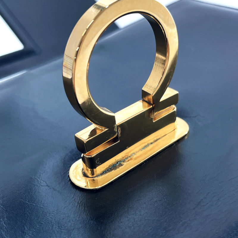 Salvatore Ferragamo Gacini Gold Scarf Ring + Free Shipping