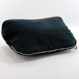HERMES Pouch Bolide pouch canvas/leather Black Women Used - JP-BRANDS.com
