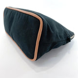 HERMES Pouch Bolide pouch canvas/leather Black Women Used - JP-BRANDS.com