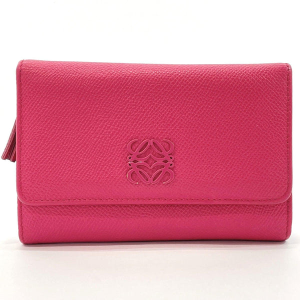 LOEWE wallet leather pink Women Used - JP-BRANDS.com
