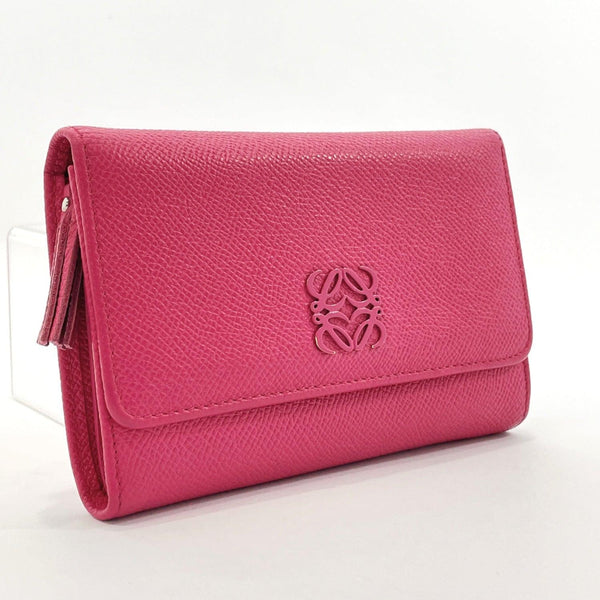 LOEWE wallet leather pink Women Used - JP-BRANDS.com