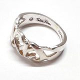 TIFFANY&Co. Ring Triple rubbing heart Silver925 #9(JP Size) Silver Women Used