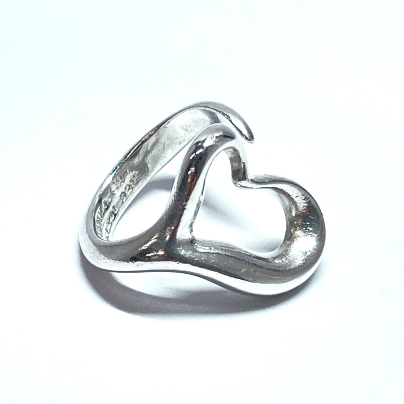 TIFFANY&Co. Ring Open heart Elsa Peretti Silver925 BC Silver Women Used