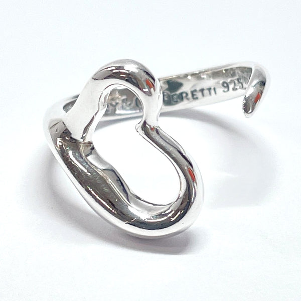 TIFFANY&Co. Ring Open Heart Small Elsa Peretti Silver925 Silver Women Used