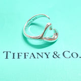 TIFFANY&Co. Ring Open Heart Small Elsa Peretti Silver925 Silver Women Used