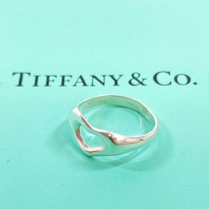 TIFFANY&Co. Ring Open heart Elsa Peretti Silver925 #12(JP Size) Silver Women Used