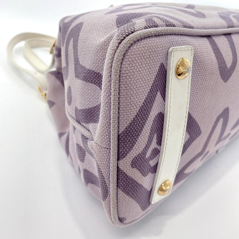 LOUIS VUITTON Tote Bag M95680 Tai Sienne PM canvas purple purple