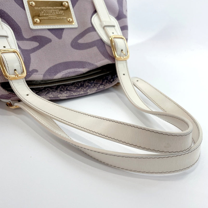 Cloth tote Louis Vuitton Purple in Cloth - 25251169