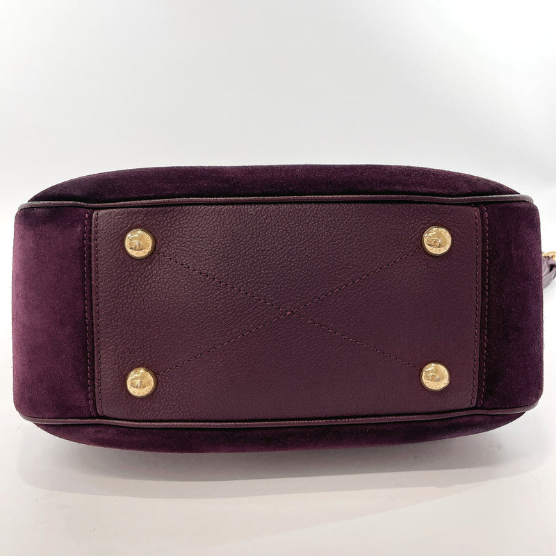 LOUIS VUITTON Shoulder Bag M40583 Oda shoes PM Monogram unplant/Suede purple Women Used