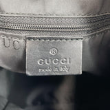 GUCCI Shoulder Bag 001.3770 one belt Nylon/leather Black Women Used - JP-BRANDS.com