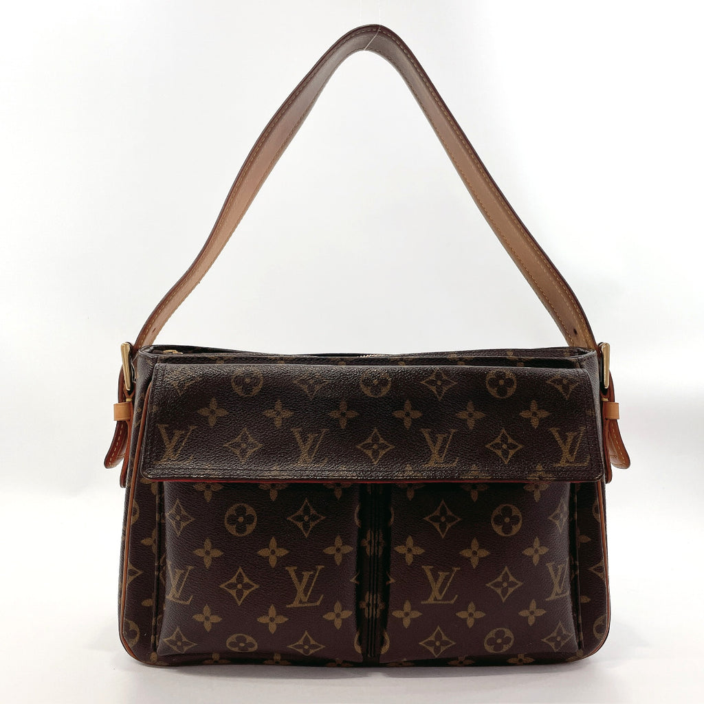 Louis Vuitton Viva Cite Shoulder Bag GM Brown Canvas *Excellent Condition*
