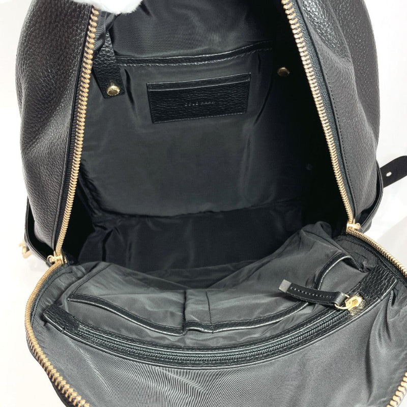 COLE HAAN Backpack Daypack Backpack Black Calfskin leather Black unisex Used - JP-BRANDS.com