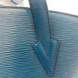 LOUIS VUITTON Shoulder Bag M52265 Sunjack shopping Epi Leather blue Women Used