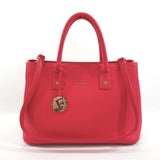 Furla Handbag 2WAY bag leather pink Women Used - JP-BRANDS.com