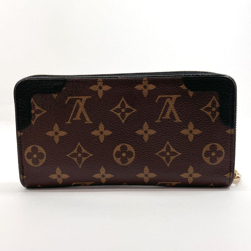 LOUIS VUITTON purse M61855 Zippy wallet/Monogram Retiro Brown Women Used - JP-BRANDS.com