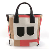 BALLY Tote Bag BENNAS canvas/leather Brown pink Women Used - JP-BRANDS.com