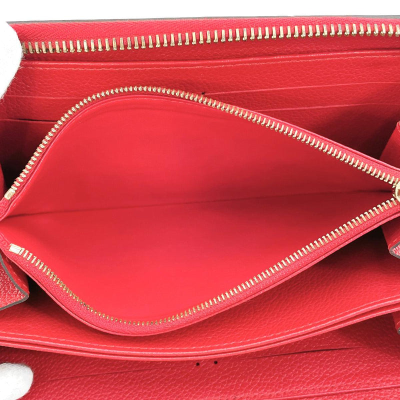 LOUIS VUITTON purse M62214  Zippy wallet old Monogram unplant Red Women Used - JP-BRANDS.com