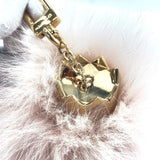 LOUIS VUITTON key ring M67371 Bag charm fuzzy bubble Rose claire Fox pink Women Used - JP-BRANDS.com