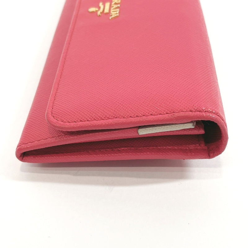 Prada Saffiano Leather Wallet (pre-owned) in Pink | Lyst