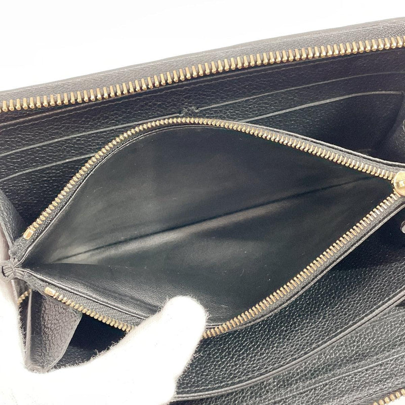 LOUIS VUITTON purse M60571 Zippy wallet Monogram unplant Black Women Used - JP-BRANDS.com