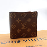 LOUIS VUITTON wallet Portefeiulle Marco Monogram canvas Brown mens Used