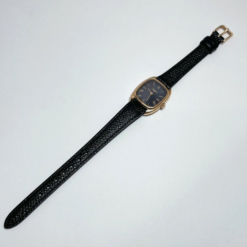 LONGINES Watches Hand Winding Vintage Stainless Steel/leather Black Black Women Used - JP-BRANDS.com