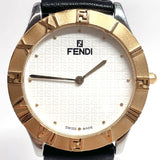 FENDI Watches 2000G quartz Stainless Steel/leather white white Women Used - JP-BRANDS.com