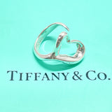TIFFANY&Co. Ring Open Heart Small Elsa Peretti Silver925 #9(JP Size) Silver Women Used