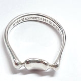 TIFFANY&Co. Ring Bean design Elsa Peretti Silver925 #11(JP Size) Silver Women Used