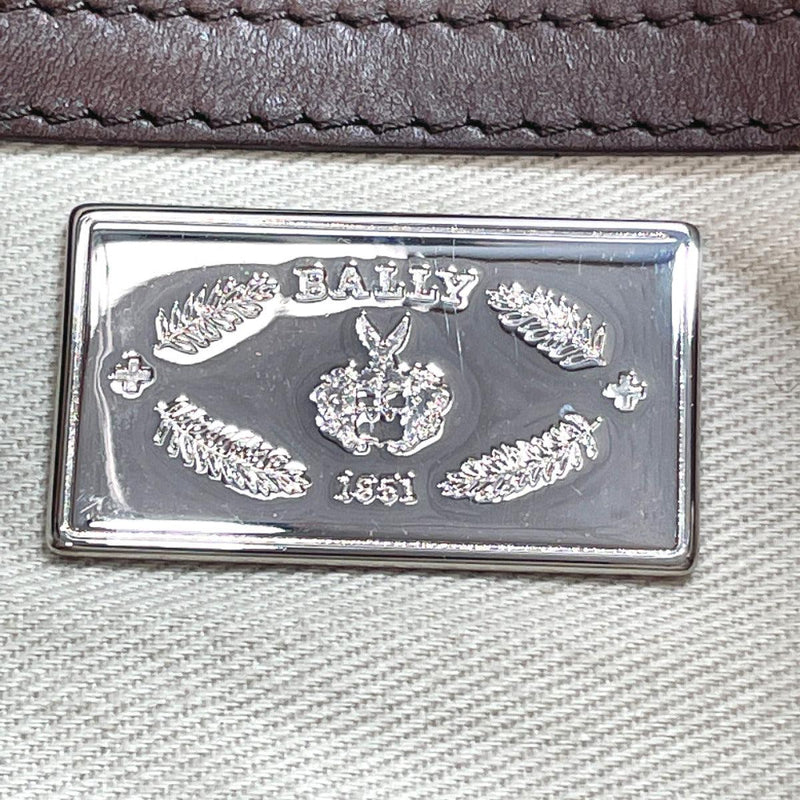 BALLY Shoulder Bag Messenger bag leather Brown mens Used - JP-BRANDS.com