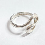 TIFFANY&Co. Ring Wave Elsa Peretti Silver925 #9(JP Size) Silver Women Used