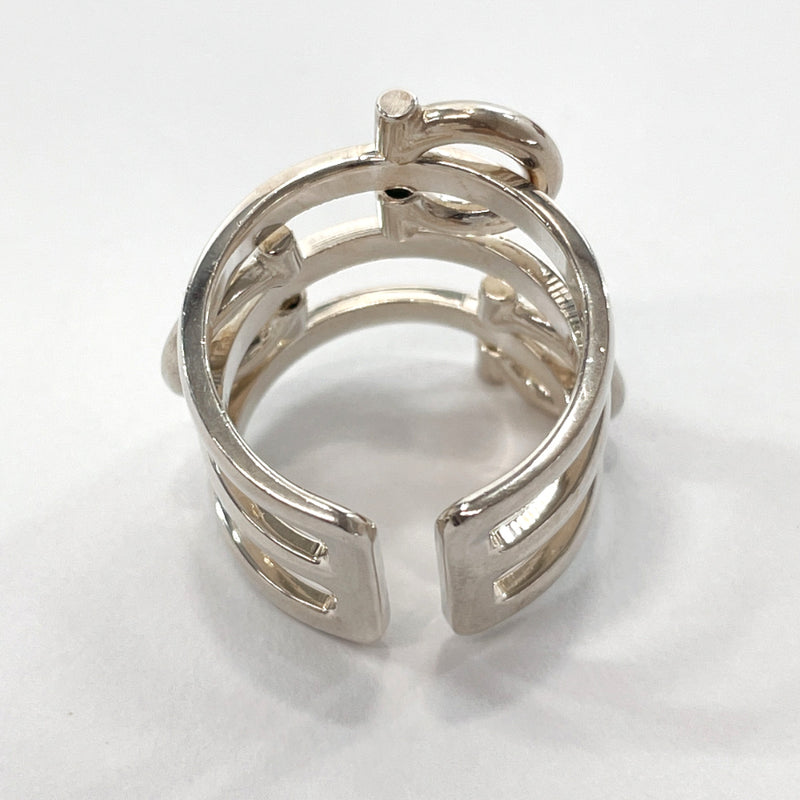 Salvatore Ferragamo Ring Gancini Silver925 #12(JP Size) Silver Women Used