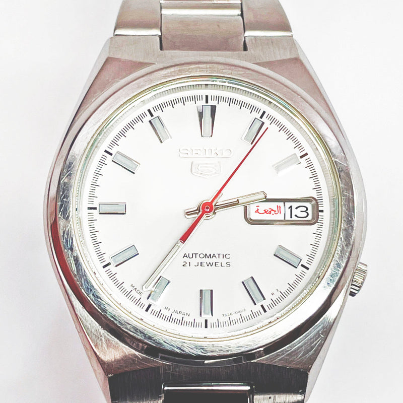 SEIKO Watches 7S26-02S0 Seiko 5 Mechanical Automatic Stainless Steel Silver mens Used